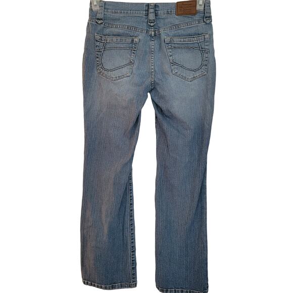 Tommy Jeans Premium Denim Red Label Size 7 Flared Leg Medium Wash - Picture 2 of 10